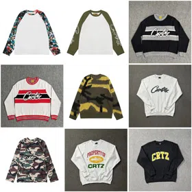 Corteiz letter print various casual sweatshirt-4489  